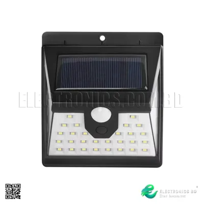 40 LED Solar Motion Sensor Waterproof Outdoor Wall Light for Garden