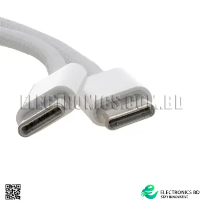 2 Meter Braided USB Type-C to Type-C Cable | 60W 480Mbps | For iPhone Android