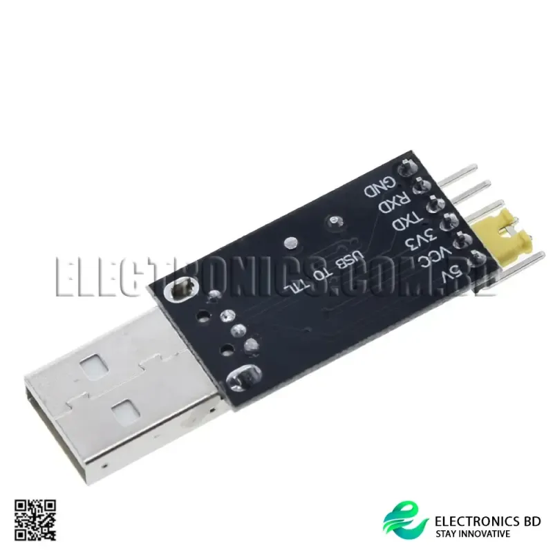 USB to TTL CH340 Module | USB to Serial Port Adapter for STC Microcontroller, Arduino, and ESP Boards