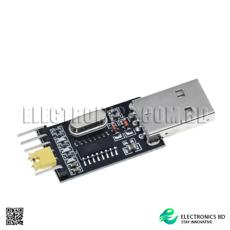 USB to TTL CH340 Module | USB to Serial Port Adapter for STC Microcontroller, Arduino, and ESP Boards
