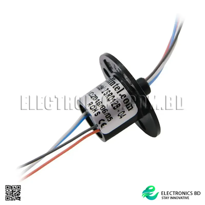 Cap Conductive Slip Ring 4 Wire – 240V 2A per Circuit