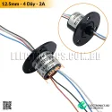 Cap Conductive Slip Ring 4 Wire – 240V 2A per Circuit