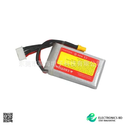 Juhai 550mAh 2S 7.4V 75C Li-Po Battery with XT30 Plug