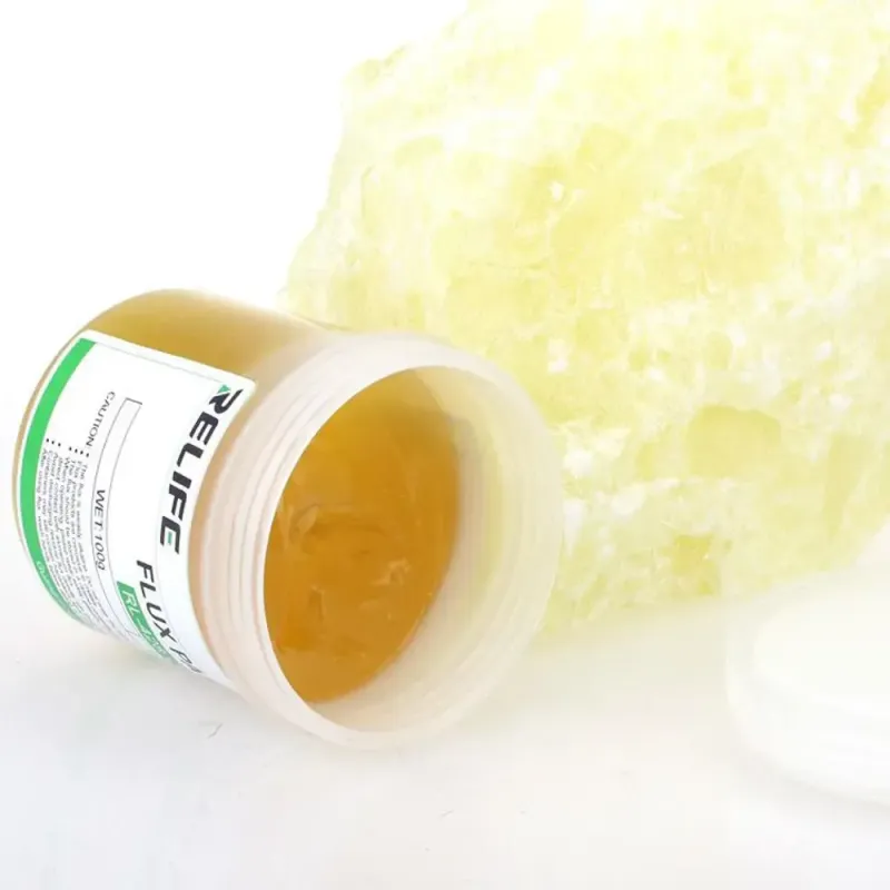 RELIFE Rosin Flux Paste RL-428-OR 100G Low Residue Formula feature