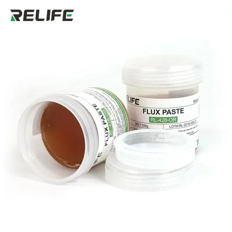RELIFE Rosin Flux Paste RL-428-OR 100G Low Residue Formula main image