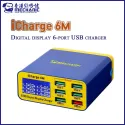 MECHANIC iCharge 6M 6-Port USB Fast Charger QC3.0 Display close up