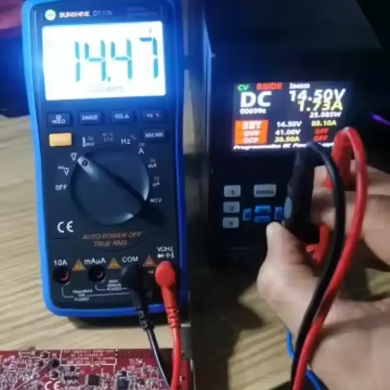 SUNSHINE DT-17N Auto Range Digital Multimeter True RMS real image