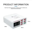 SUNSHINE SS-304Q 6A 6-Port USB Fast Charger Smart Output dimensions
