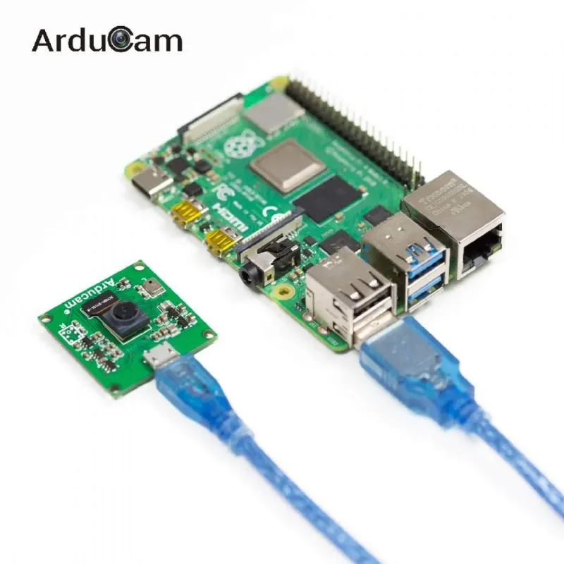 Arducam IMX219 8MP 1080P USB Camera Webcam B0196 with raspberry pi